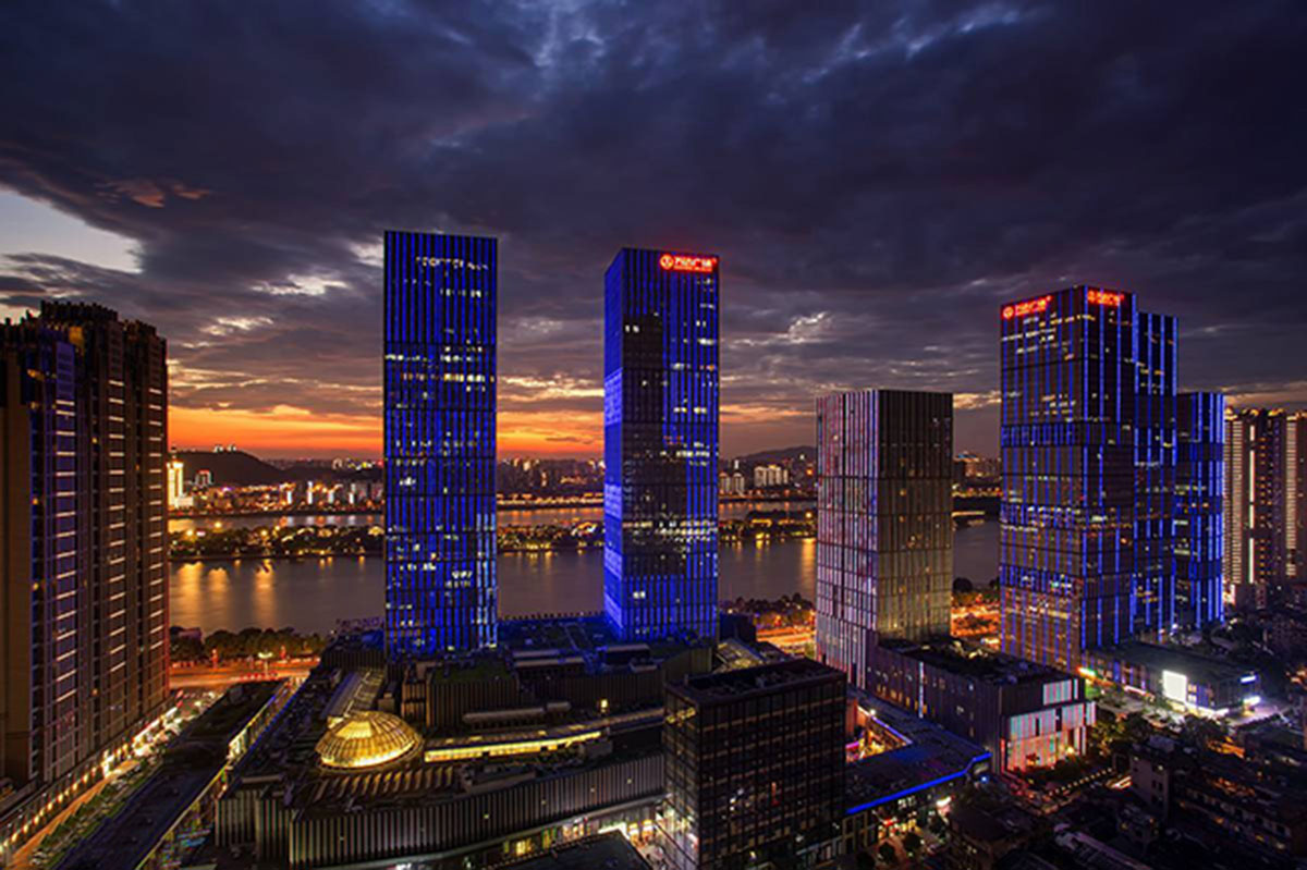 长沙万达广场夜景 长沙万达广场夜景